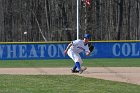 Baseball vs Suffolk  Wheaton College Baseball vs Suffolk University. - (Photo by Keith Nordstrom) : Wheaton, baseball